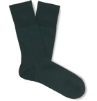 FALKE - Airport Stretch Virgin Wool-Blend Socks - Green