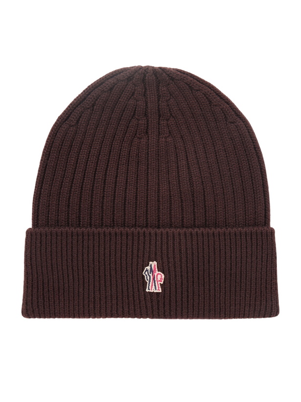 Photo: Moncler Grenoble - Logo-Appliquéd Ribbed Virgin Wool Beanie