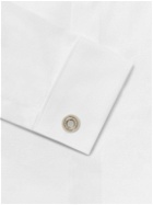 Dunhill - Logo-Detailed Silver Mother-of-Pearl Cufflinks