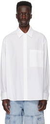 Solid Homme White Cloud Shirt