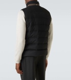 Herno Down-paneled silk and cashmere vest