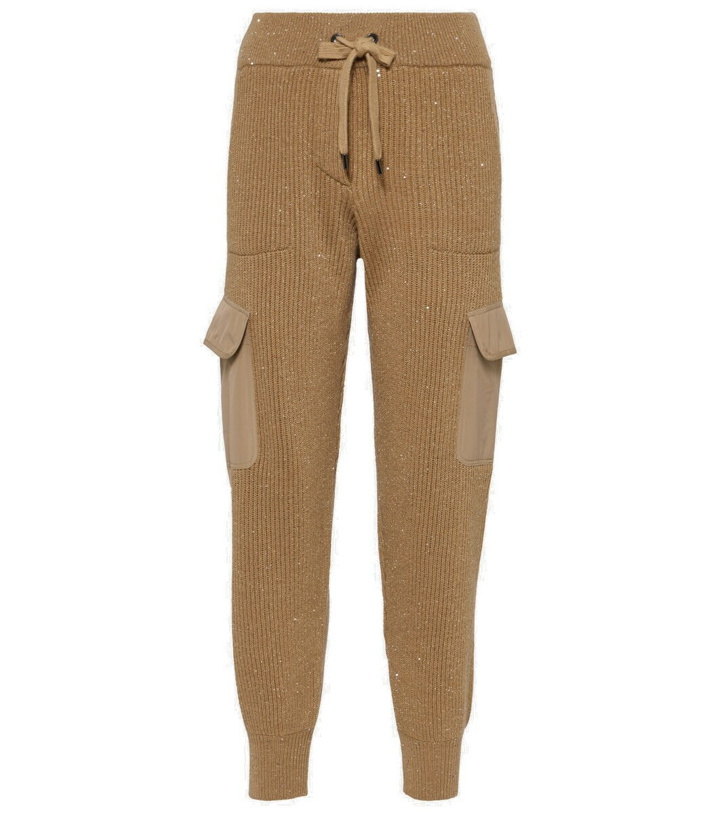 Photo: Brunello Cucinelli Ribbed-knit cashmere and wool sweatpants