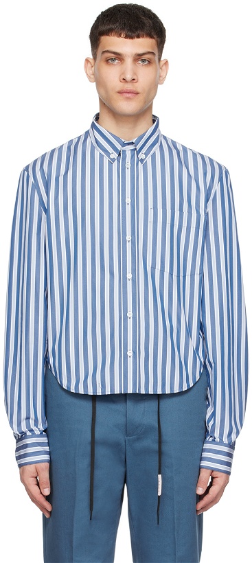 Photo: Marni Blue Striped Shirt