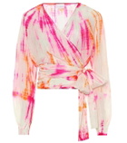 Anna Kosturova Tie-dye silk blouse
