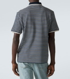 Valentino VLogo striped cotton polo shirt