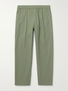Folk - Assembly Straight-Leg Cotton Drawstring Trousers - Green