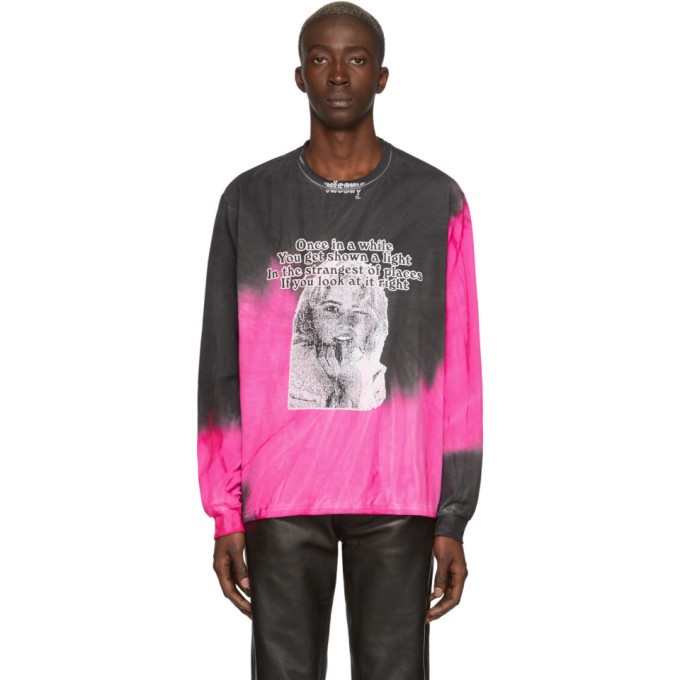 Photo: MISBHV Pink Tie-Dye Once Long Sleeve T-Shirt