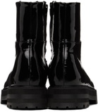 Ernest W. Baker Black Platform Boots