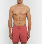 TOM FORD - Mid-Length Slim-Fit Swim Shorts - Coral