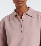 Róhe Knitted wool-blend polo sweater