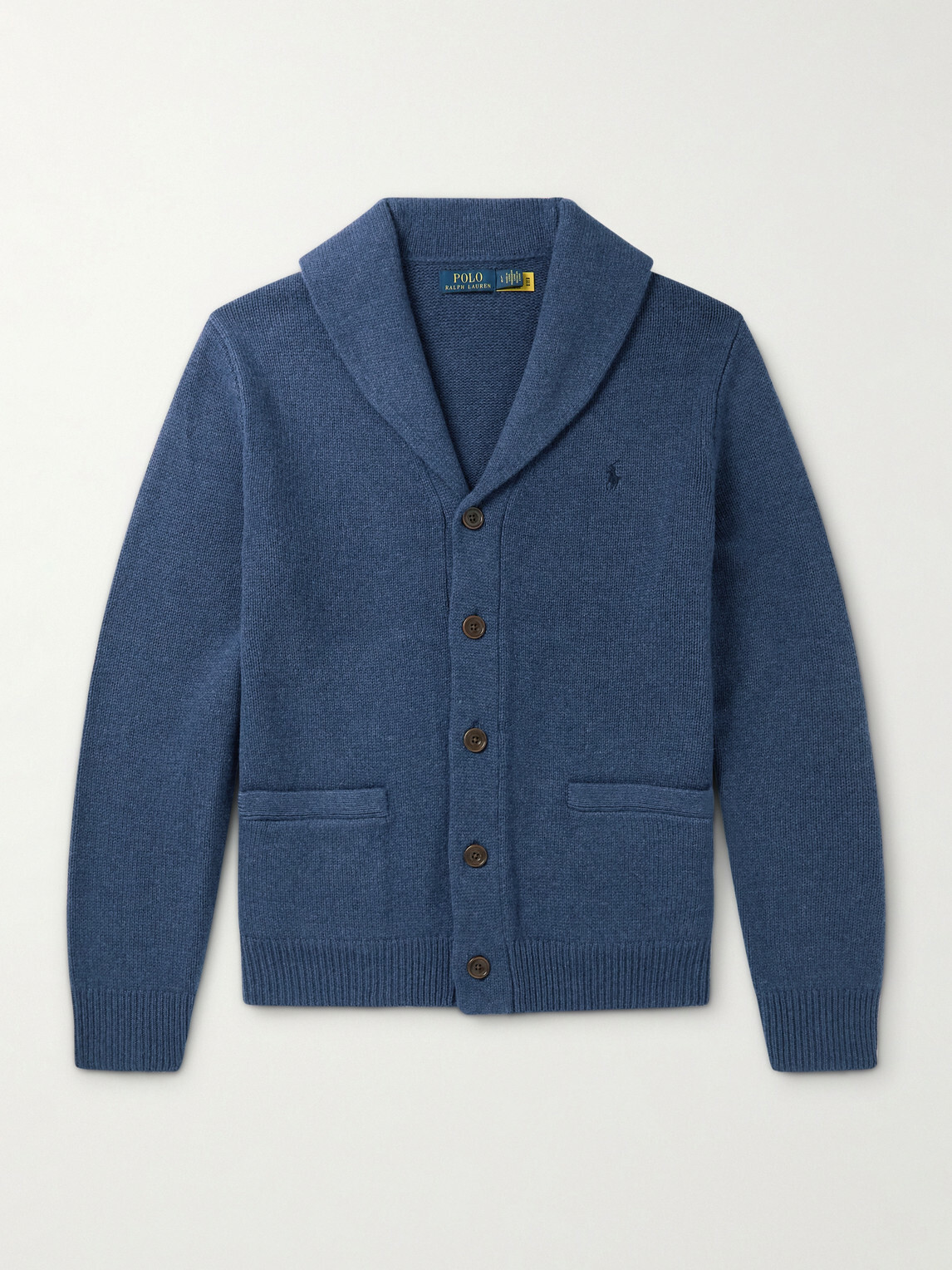 Polo Ralph Lauren - Shawl-Collar Wool and Cashmere-Blend Cardigan - Blue