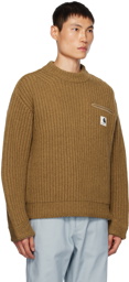 sacai Beige Carhartt WIP Edition Sweater