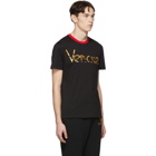 Versace Black Vintage Logo T-Shirt