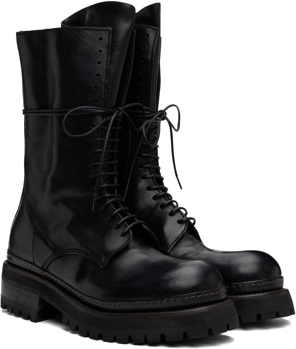 A Diciannoveventitre Black Luke High Boots
