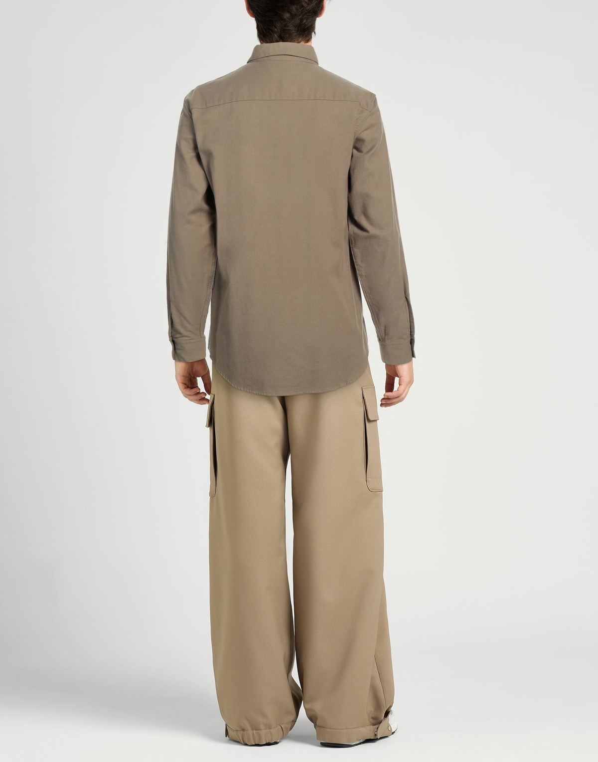 Sandro Mens Shirt Khaki