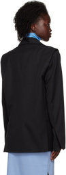 Bianca Saunders Black Marv Blazer