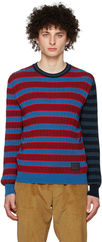 Photo: Paul Smith Red & Blue Cotton Sweater