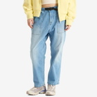 Gramicci Women's Stretch Denim Loose Tapered Pants in Medium Used