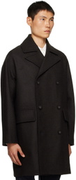 Officine Générale Navy & Brown Malone Coat