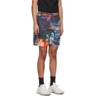 MSGM Multicolor Seth Armstrong Edition Printed Shorts