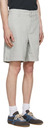 BOSS Green Elasticized Waistband Denim Shorts