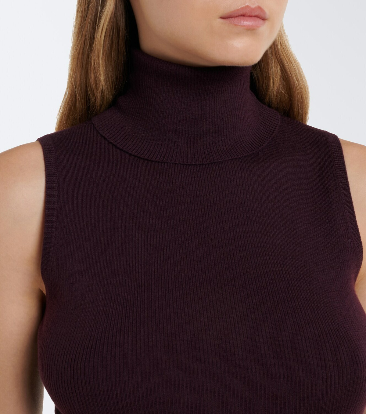 Jardin des Orangers Ribbed-knit virgin wool turtleneck top