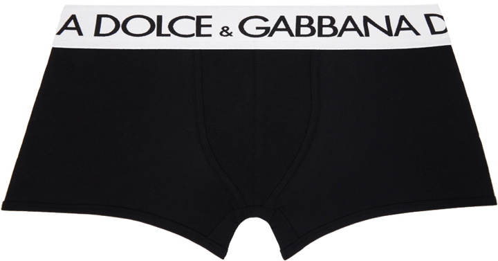 Photo: Dolce&Gabbana Black Regular-Fit Boxers