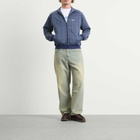 Butter Goods Men's Tricot Track Jacket in Navy Plaid