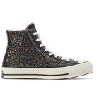 Converse - JW Anderson 1970s Chuck Taylor All Star Glittered Canvas High-Top Sneakers - Black