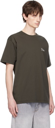 Dime Black Classic Small Logo T-shirt