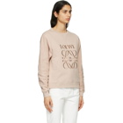 Loewe Pink Anagram Sweatshirt