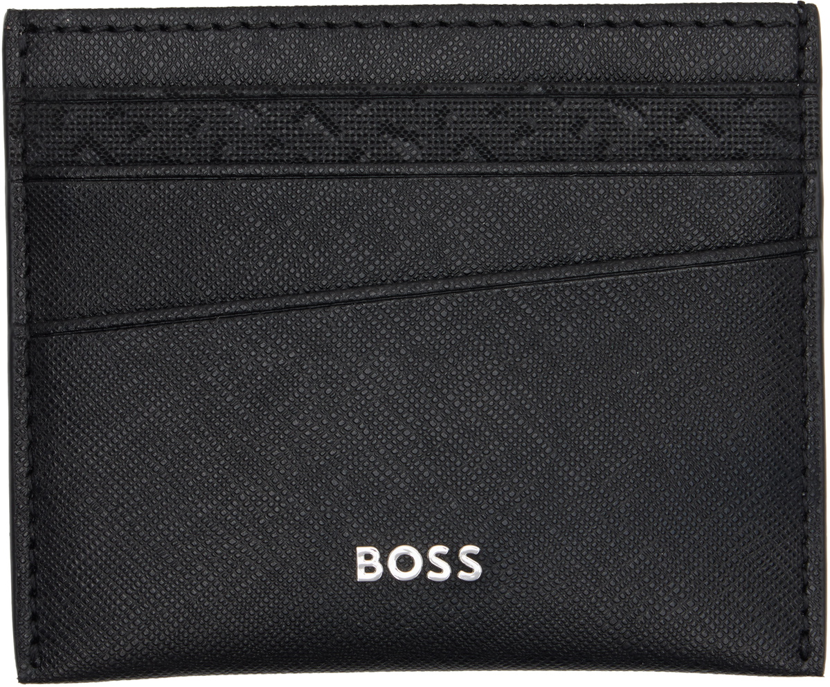 BOSS Black Logo-Lettering Card Holder