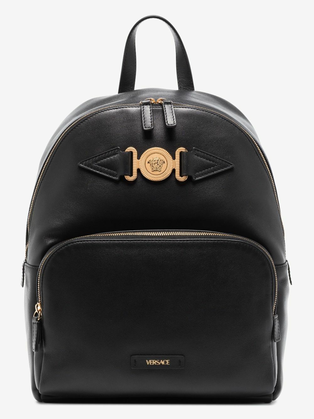 VERSACE PARFUMS store Medusa Logo Black Sport Backpack RUCKSACK Travel RARE