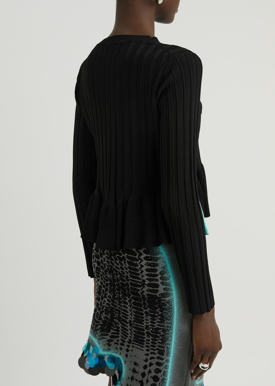PH5 Dakota Ribbed-knit top Black