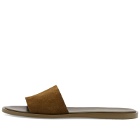 Woman by Common Projects Women's Suede Slides in Army Green