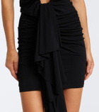 Christopher Esber Salacia ruched jersey minidress
