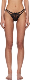 Agent Provocateur Black Rozlyn Thong