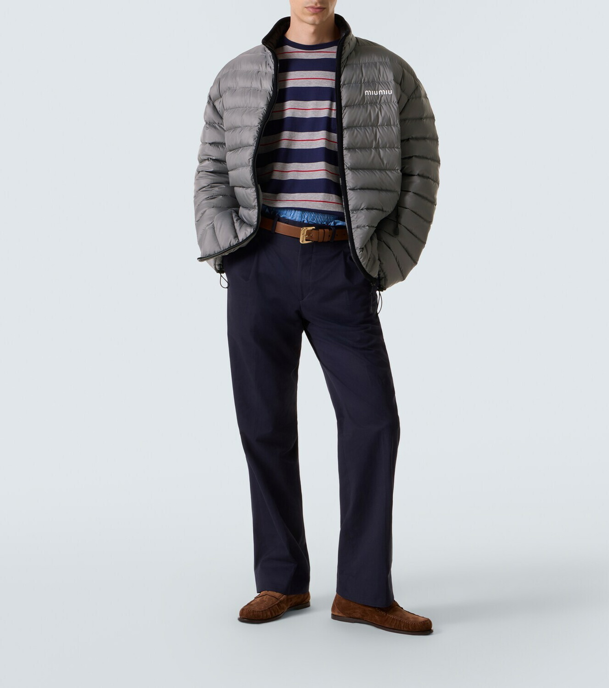 Miu Miu Paneled down jacket