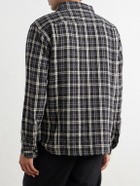 Corridor - Spacerock Checked Cotton-Tweed Shirt - Black