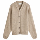Universal Works Men's Eco Wool David Cardigan in Fawn