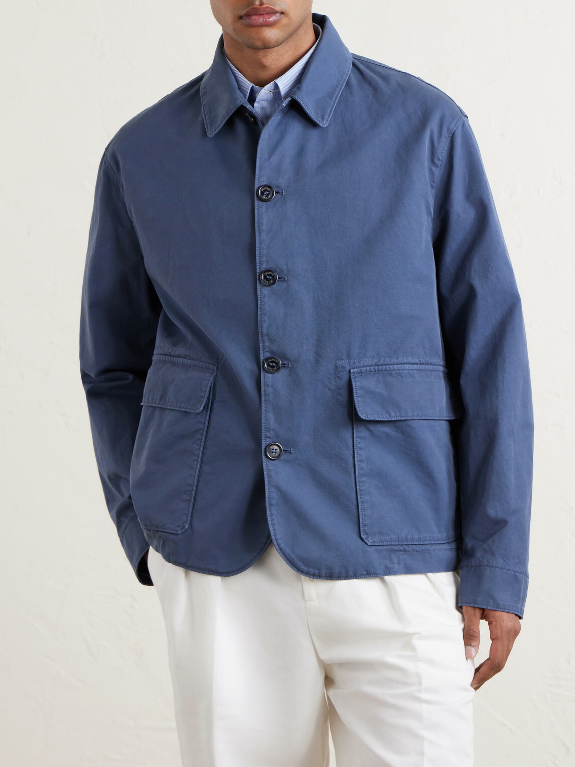 Valstar - Cotton-Canvas Field Jacket - Blue