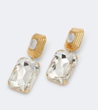 Alessandra Rich Crystal-embellished clip-on earrings