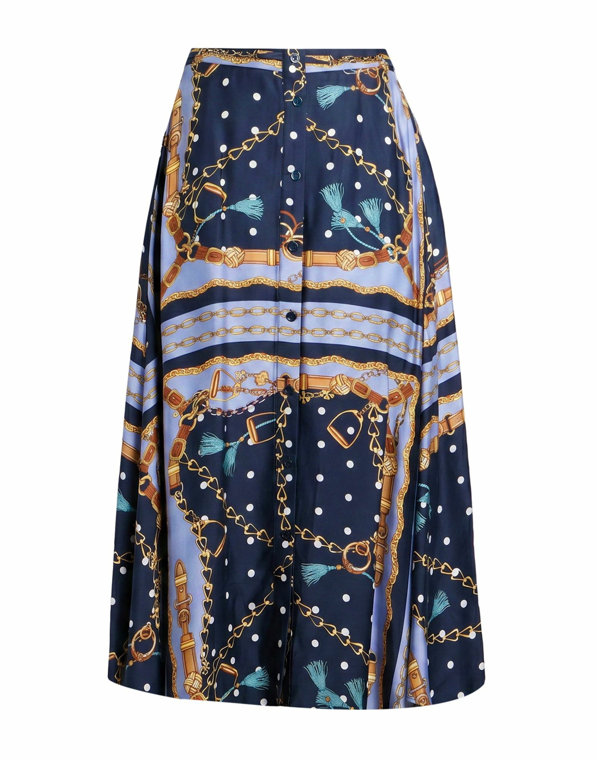 Maje Womens Midi skirt in Navy