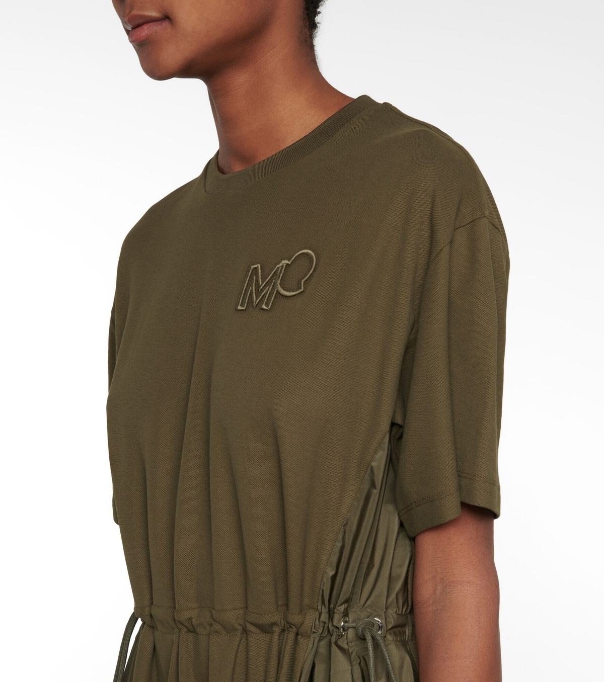 Moncler - Cotton midi dress Moncler