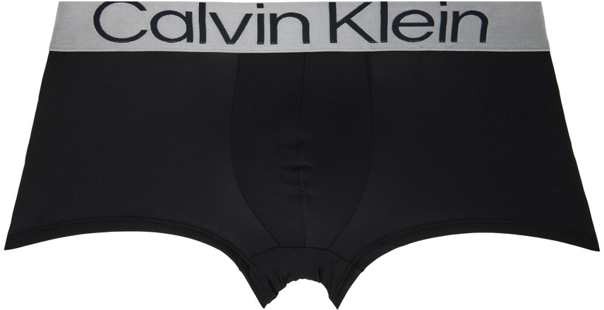 Boxer shorts Calvin Klein Reconsidered Steel Cotton Trunk 3-Pack Black/  Grey