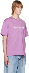 MASTERMIND WORLD Purple Bonded T-Shirt