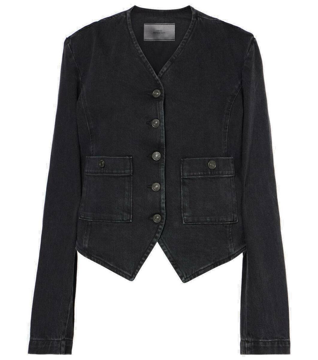 ジャケット 7 For All Mankind VICKY JACKET Soho Light (52891) Vicky Denim Jacket in Soho Light | 7 For All Mankind