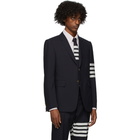 Thom Browne Navy Wool 4-Bar Classic Blazer