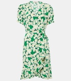 Diane von Furstenberg Emilia floral crêpe wrap dress