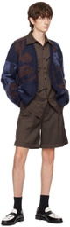 The World Is Your Oyster Navy Floral Cardigan